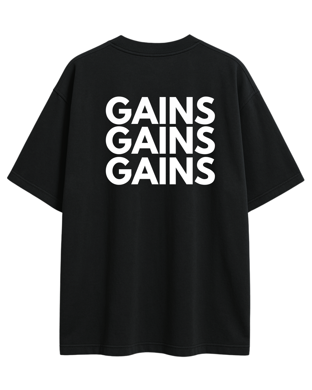 Polera oversize “3 Gains”