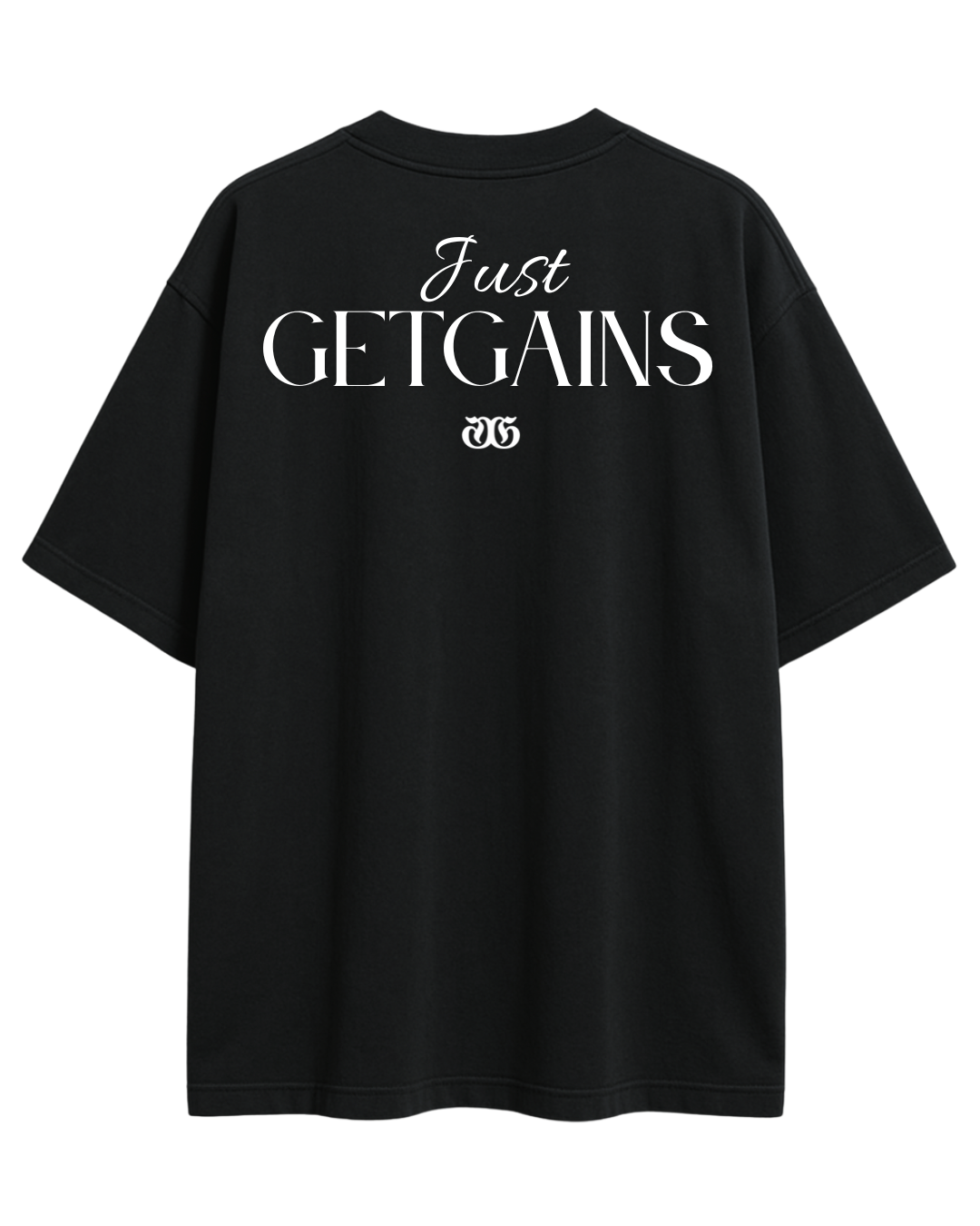 Polera oversize “just get gains”
