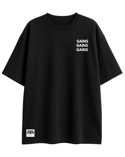 Polera oversize “3 Gains”